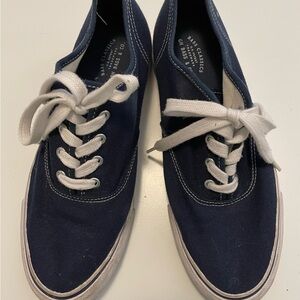 G.H. Bass & Co. Navy Blue Canvas Sneakers